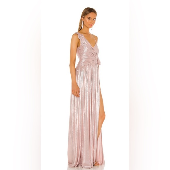 Retrofête Natalie Dress in Baby Pink - Picture 2 of 5